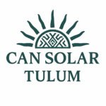 Logo met tekst Can Solar, Tulum